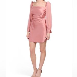 We Wore What Puff Sleeve Mini Dress